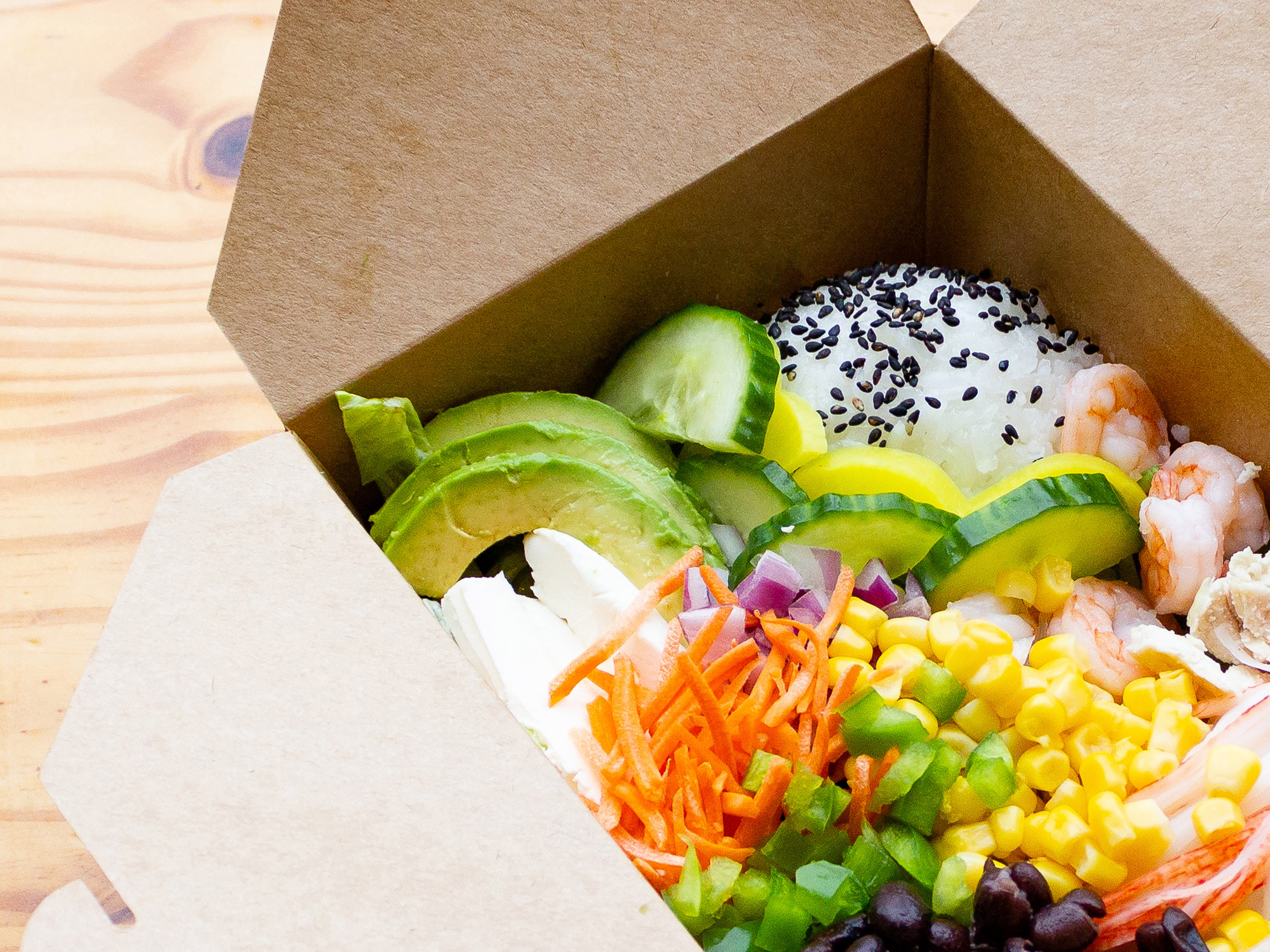 Order 1 Protein Salad Bowl food online from Tai Chi Bubble Tea store, Rochester on bringmethat.com
