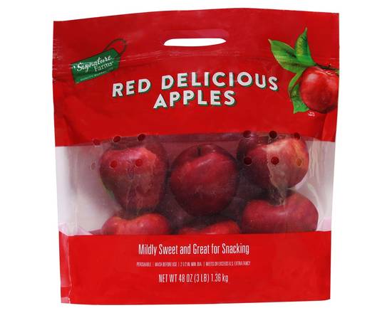 Order Signature Farms · Red Delicious Apples (48 oz) food online from Safeway store, Mount Airy on bringmethat.com
