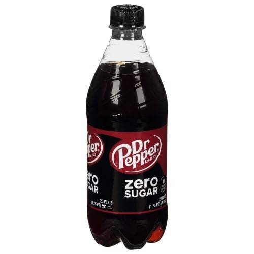 Order Dr Pepper · Zero Sugar Original Soda (20 fl oz) food online from Mesa Liquor store, Mesa on bringmethat.com