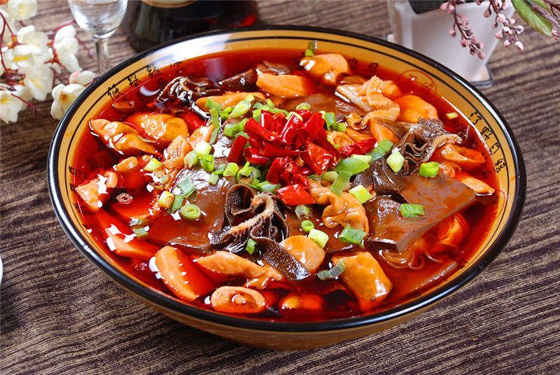 Order Spicy Pork Stew 毛血旺 food online from Chengdu Famous Food store, Philadelphia on bringmethat.com