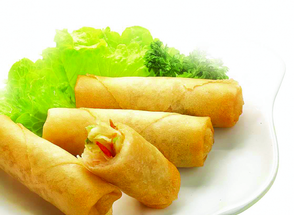 Order 2 Piece Vegetable Spring Rolls food online from Chau's cafe store, Ashburn on bringmethat.com
