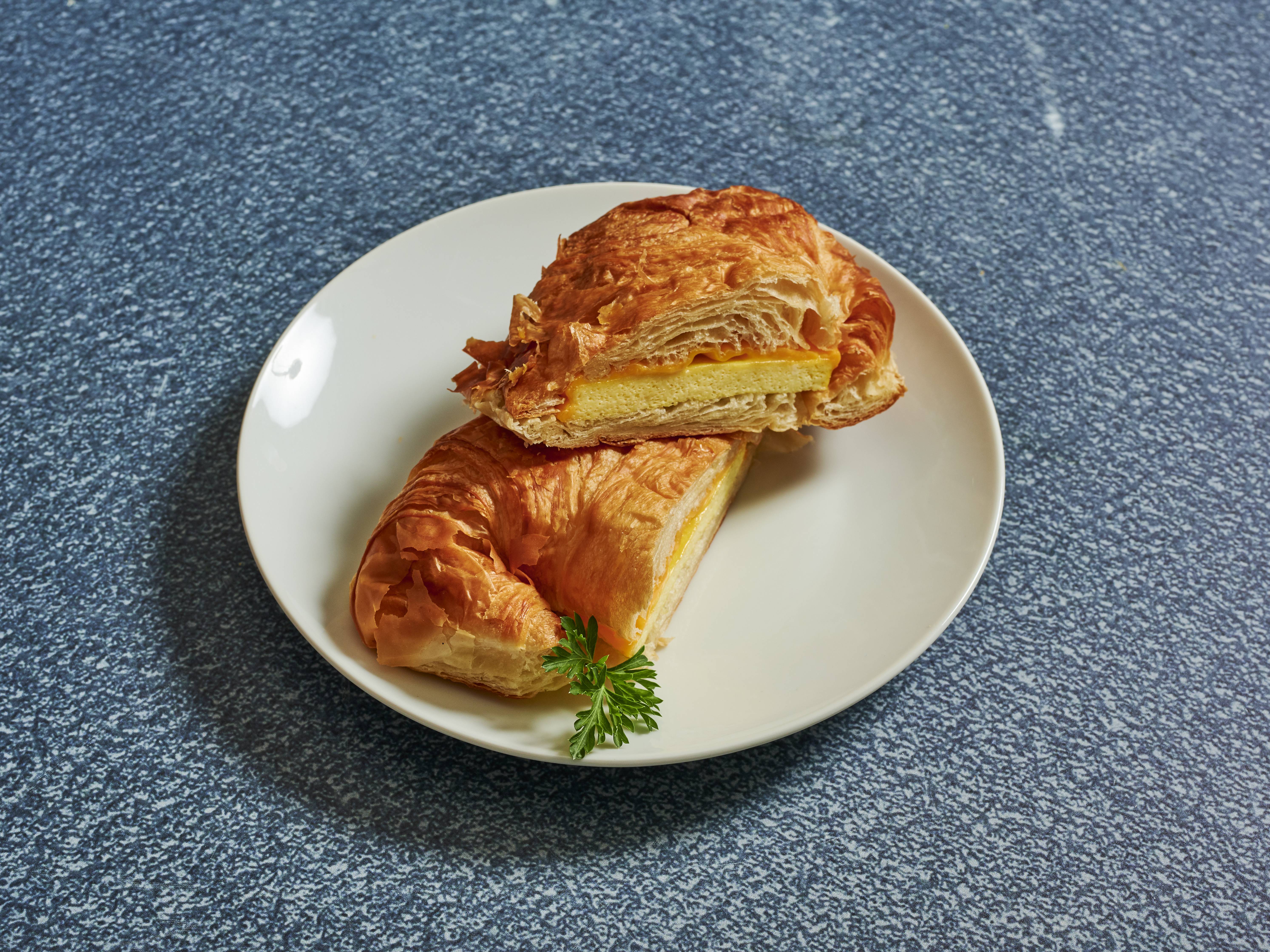Order Egg and Cheese Croissant food online from The Ice Cream Shop store, Irvine on bringmethat.com
