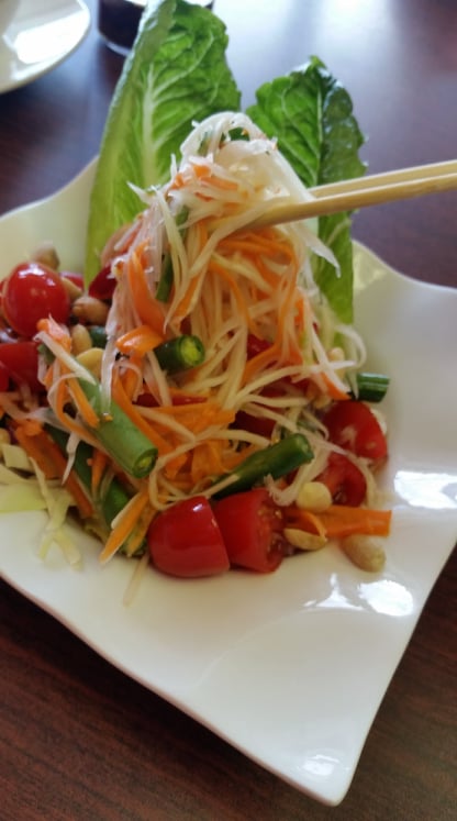 Order Papaya Salad food online from Bhan Thai store, Colorado Springs on bringmethat.com