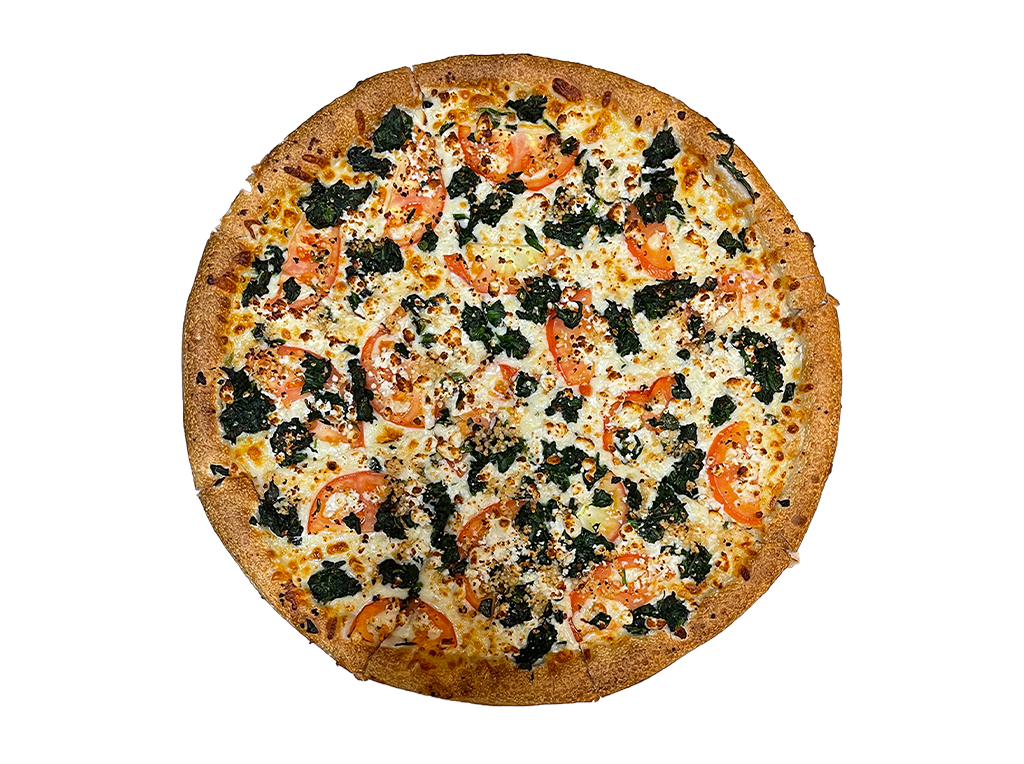Order Mediterranean Delight Pizza food online from Land of Pizza Inc store, South Boston on bringmethat.com