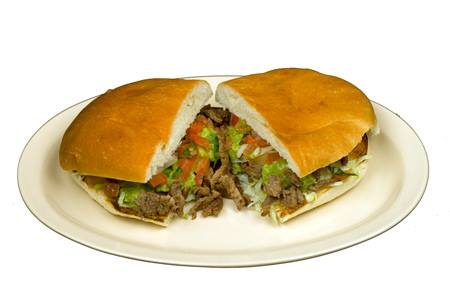 Order Beef Torta food online from Los Juanitos Mexican Food store, North Richland Hills on bringmethat.com