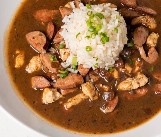 Order Chicken & Sausage Gumbo food online from The Rouxpour store, Houston on bringmethat.com