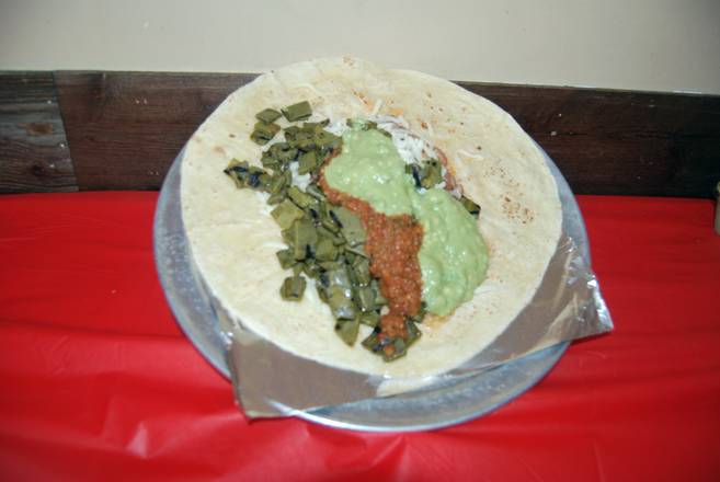 Order Cactus Burrito (Burrito de Nopal) food online from Taqueria Al Pastor store, New York on bringmethat.com