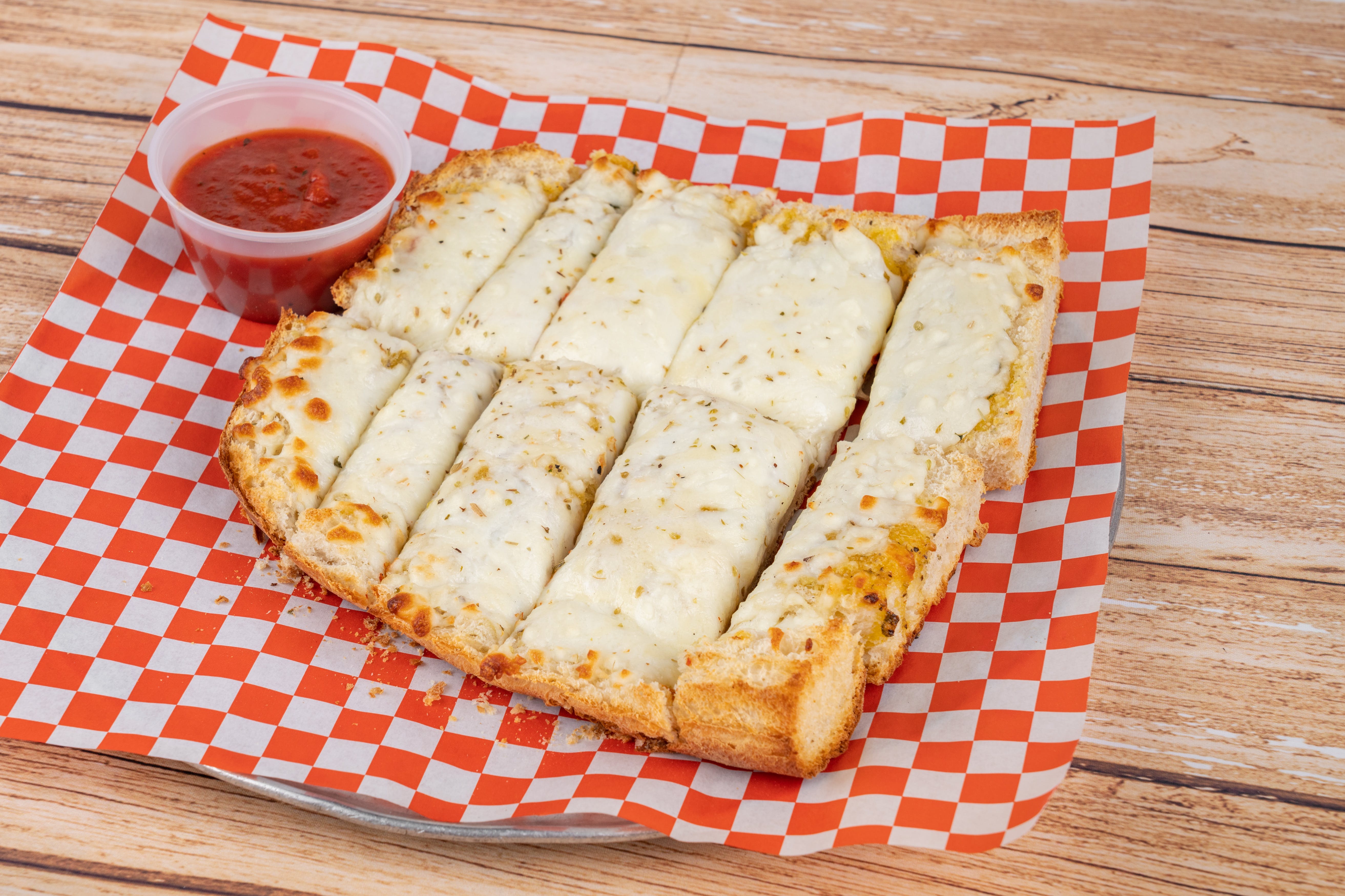 Order Garlic Bread - Appetizer food online from Two Guys Pizzeria store, Houston on bringmethat.com