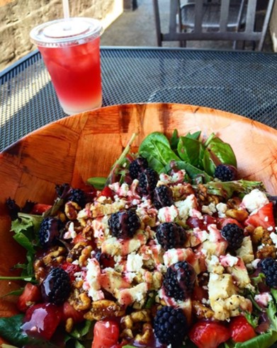 Order Nuts n' Berries Salad food online from Dlite Healthy On The Go store, Phoenix on bringmethat.com