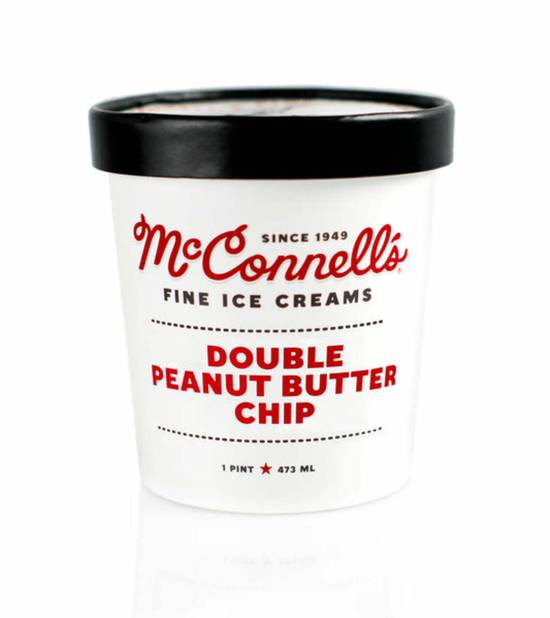 Order McConnell's Ice Cream - Double PB Chip food online from IV Deli Mart store, Goleta on bringmethat.com