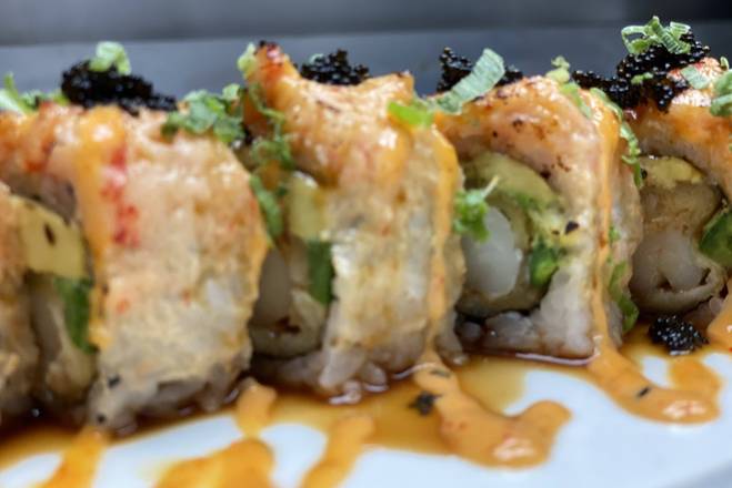 Order Tiger Tail Maki food online from Koi Fine Asian Cuisine & Lounge store, Evanston on bringmethat.com