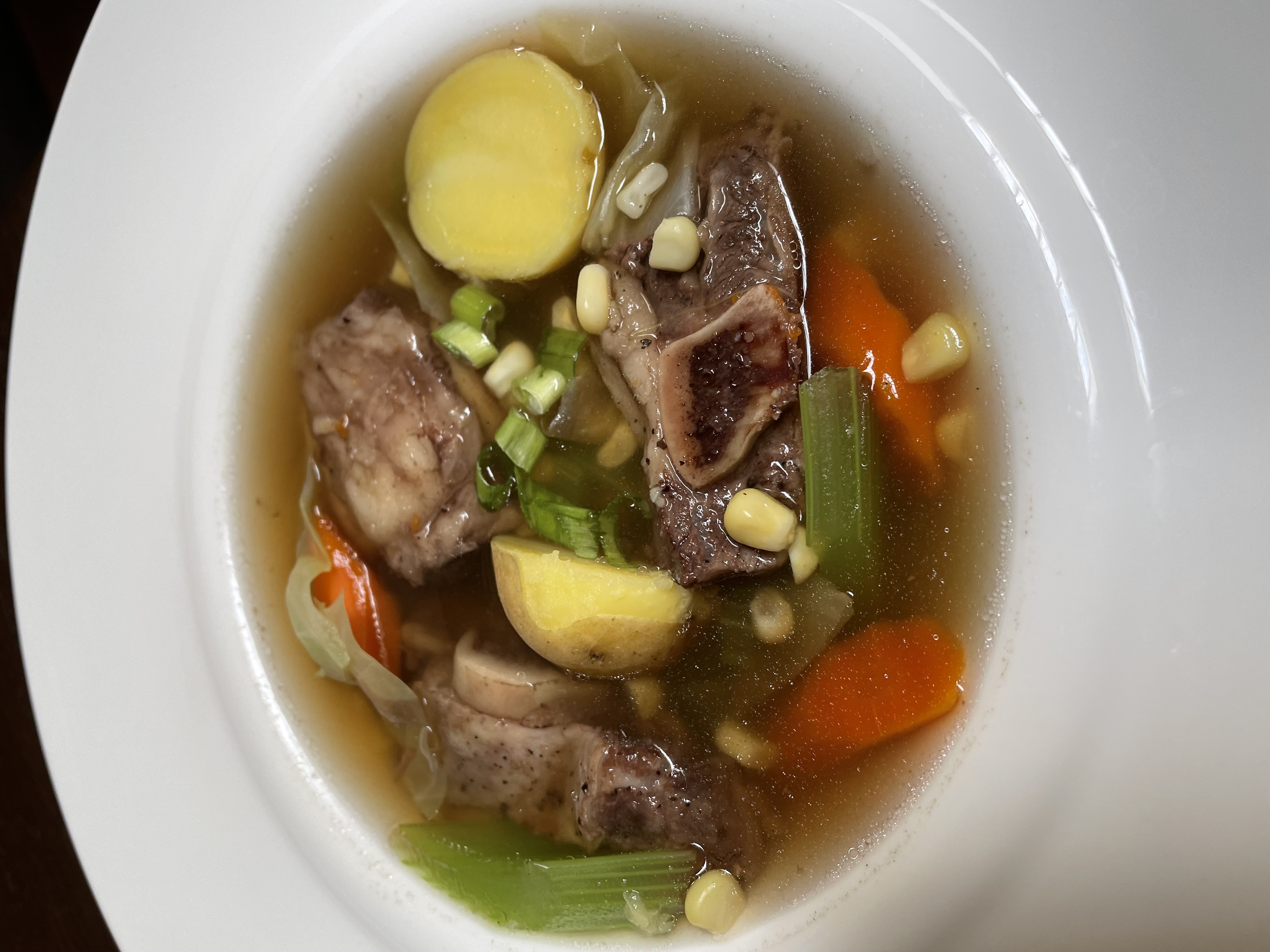 Order Beef Rib Soup food online from Sage Bistro store, Alhambra on bringmethat.com