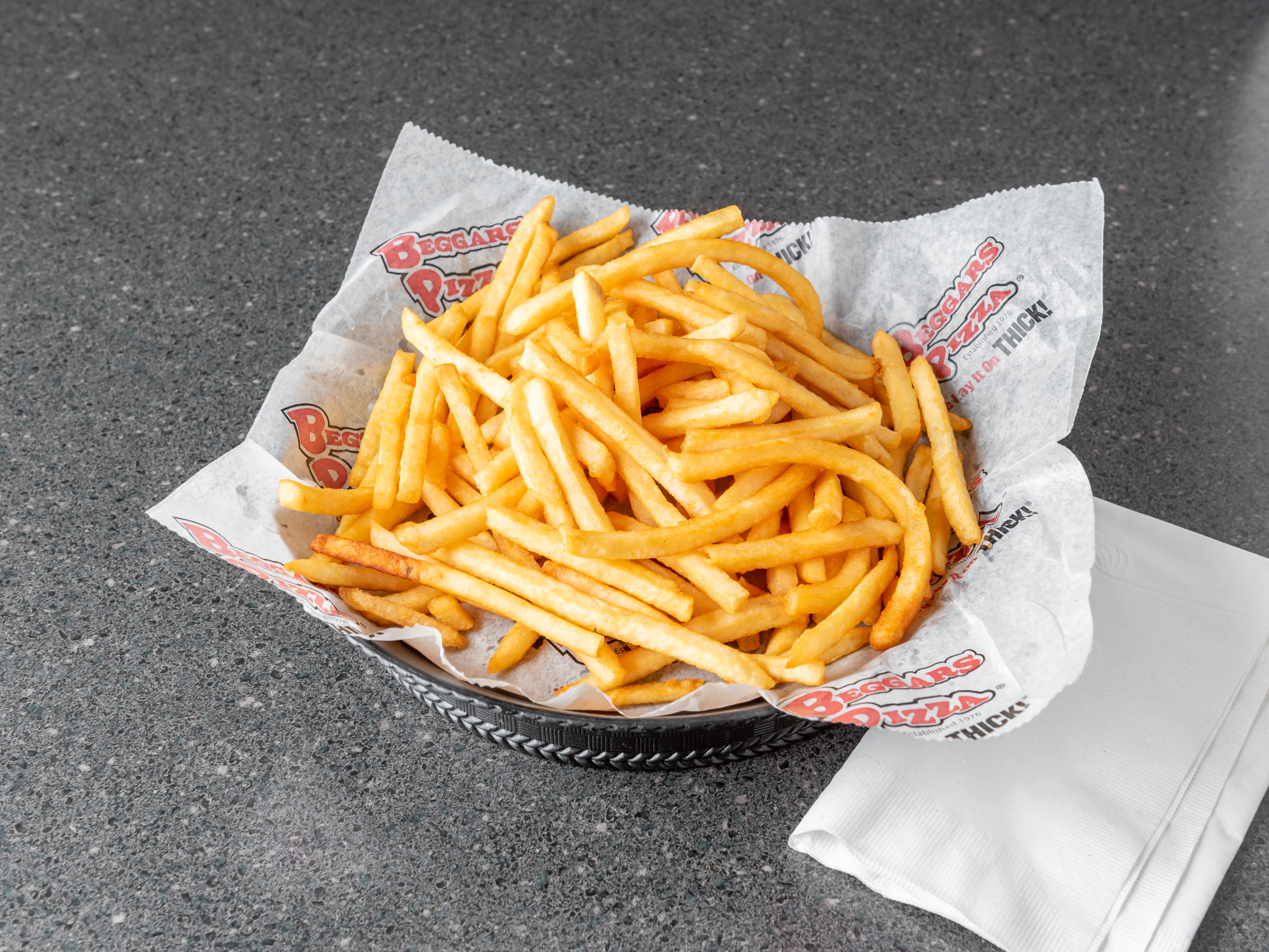 Order French Fries food online from Beggars Pizza store, Blue Island on bringmethat.com
