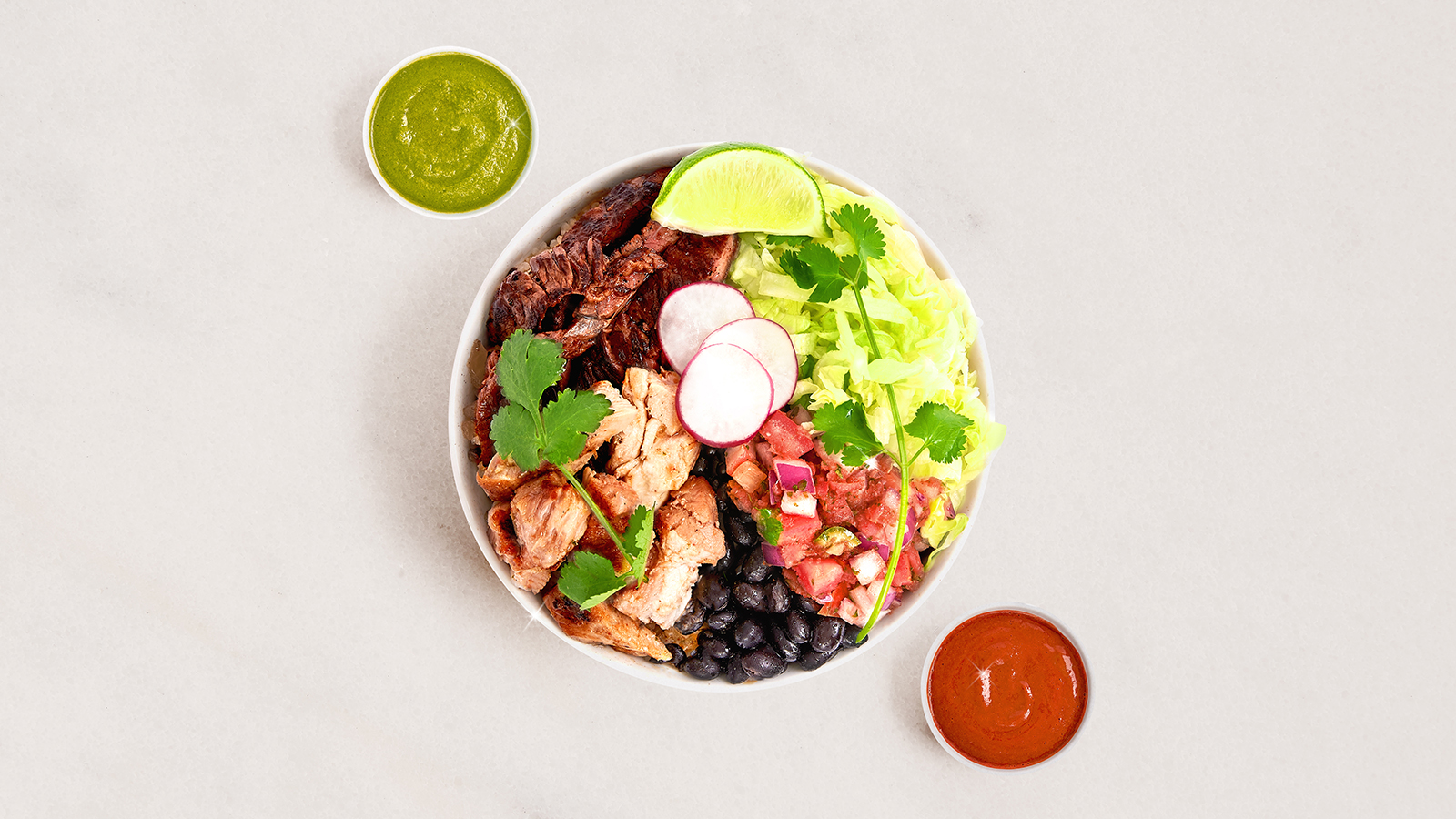 Order Double Meat Burrito Bowl food online from Blessed Burrito Bowls store, Studio City on bringmethat.com
