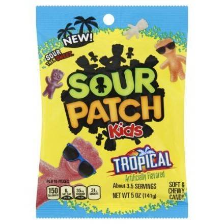 Order Sour Patch Kids Tropical (5 oz) food online from 7-Eleven By Reef store, Marietta on bringmethat.com