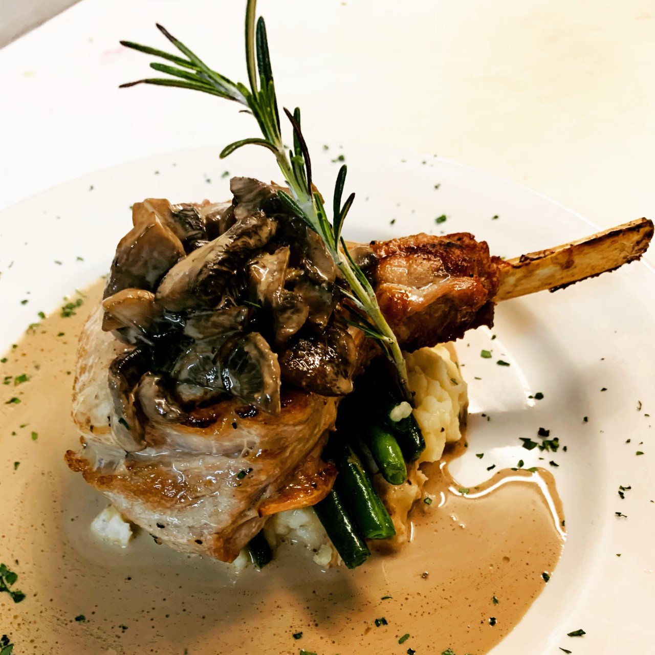 Order Veal Chop food online from Jilly's Cafe store, Evanston on bringmethat.com