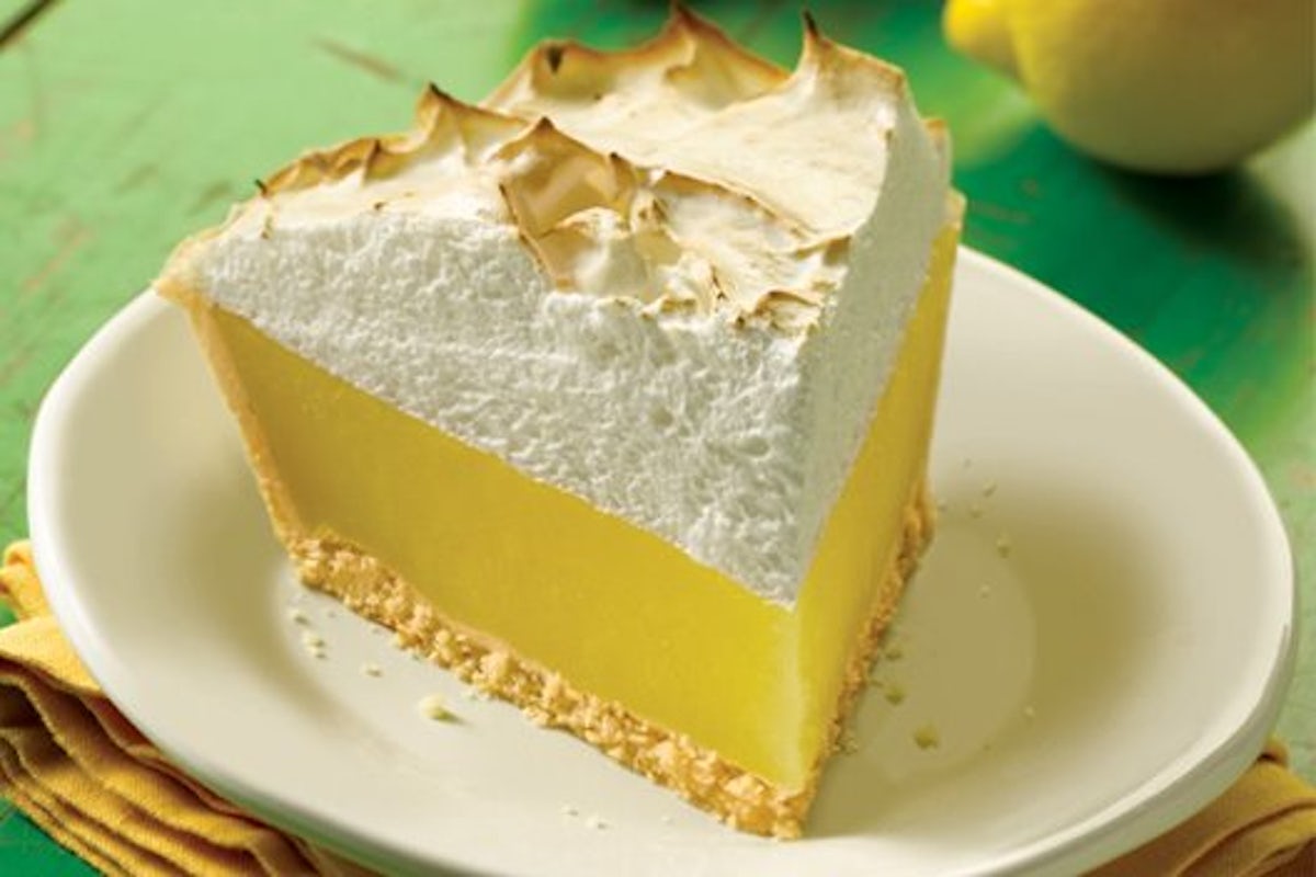 Order Lemon Meringue Pie Slice food online from Tahoe Joe's  store, Fresno on bringmethat.com