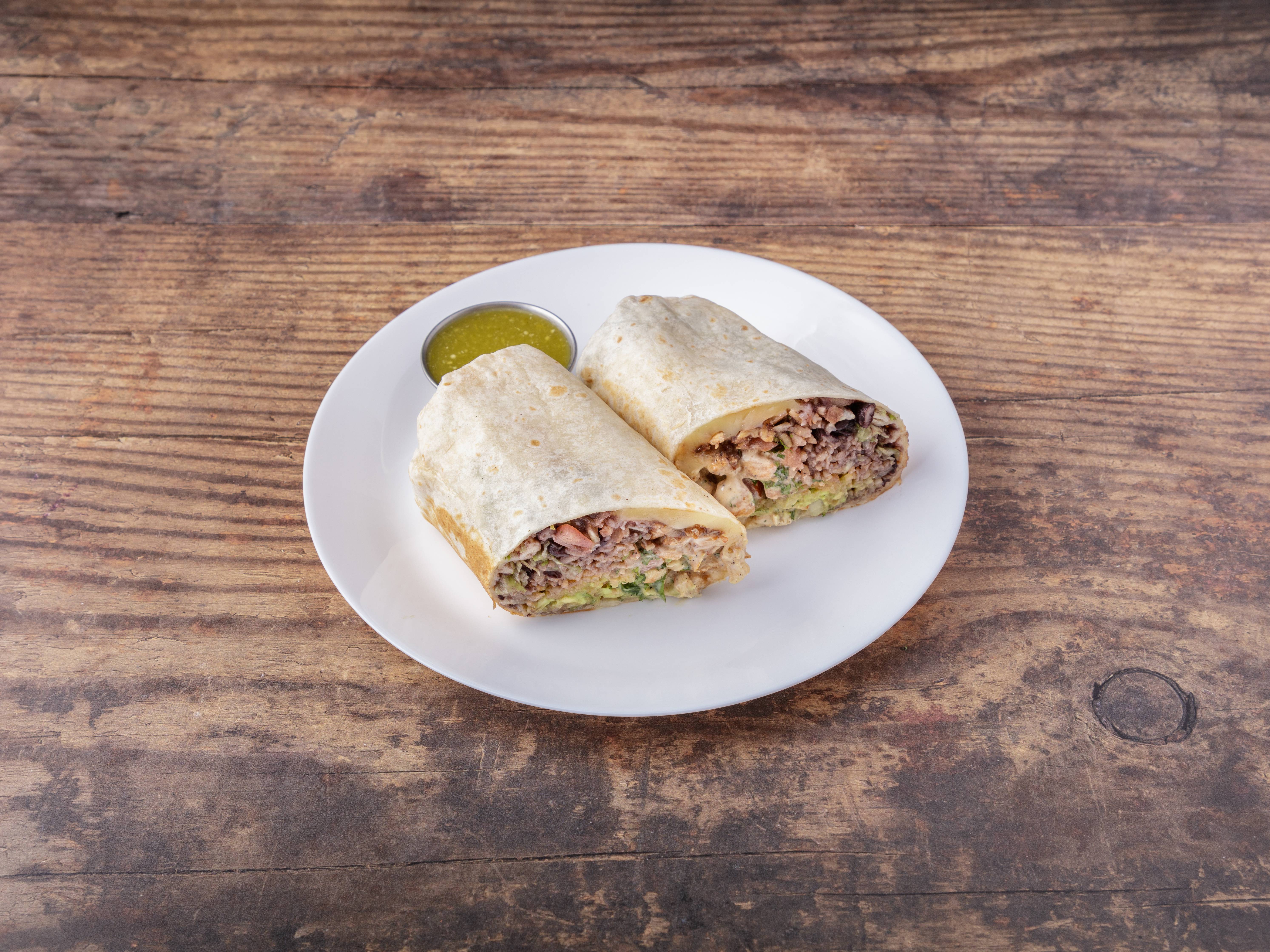 Order Grilled Chicken Burrito food online from Guajillo store, New York on bringmethat.com