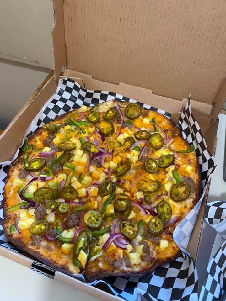 Order The Taco Bellefonte Pizza - 10'' food online from Pizza Mia store, Lock Haven on bringmethat.com