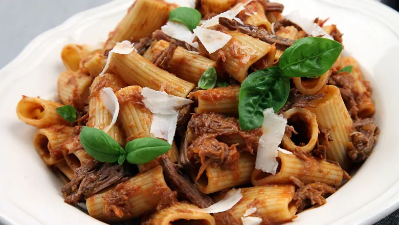 Order BRAISED BEEF with Rigatoni food online from Caffe Boa store, Phoenix on bringmethat.com