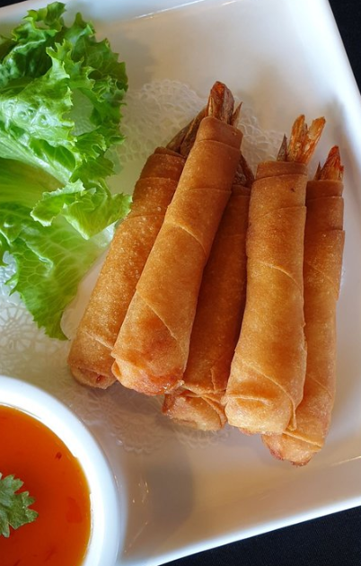 Order Shrimp Rolls food online from Silk Thai store, Charlotteville on bringmethat.com