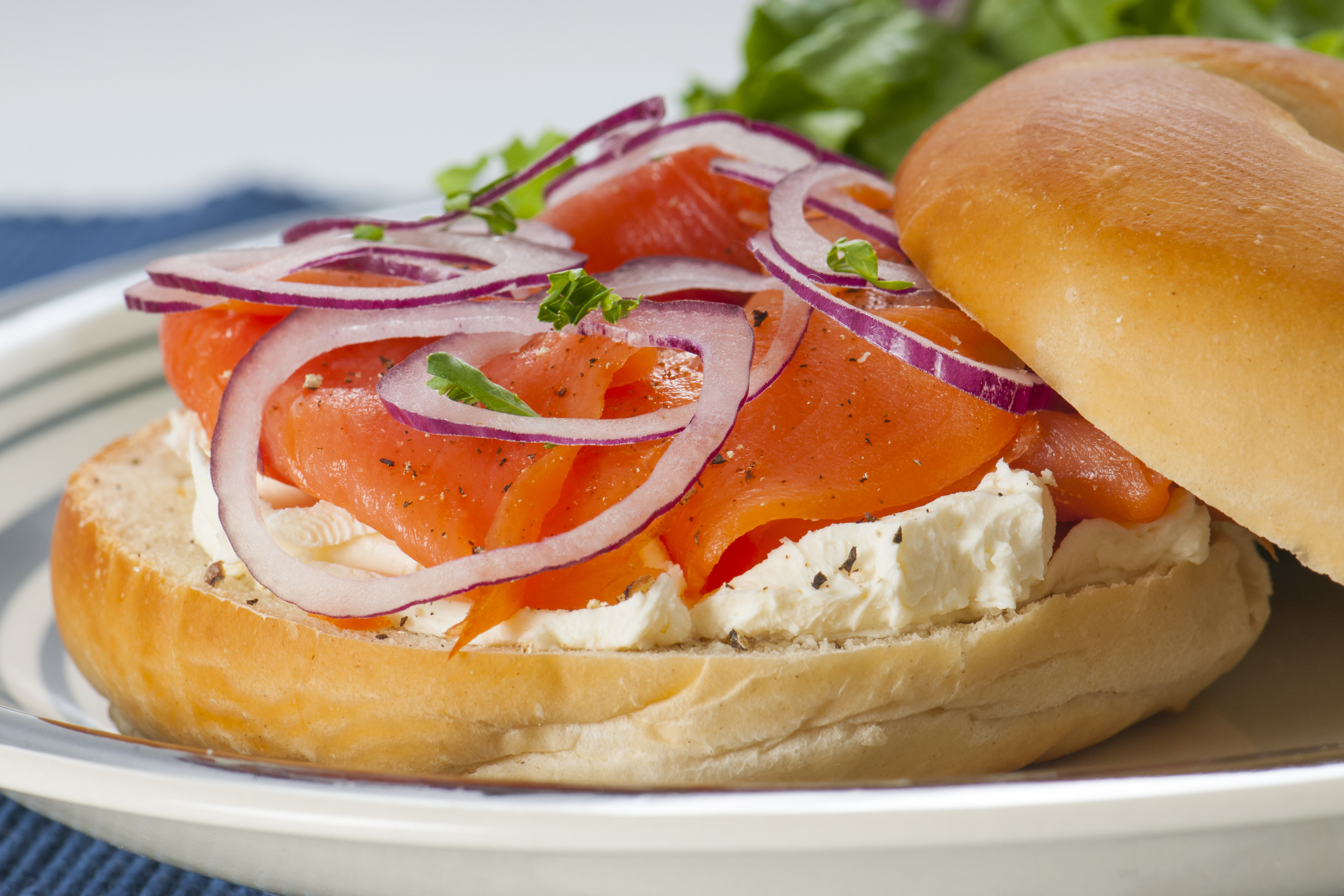 Order Lox, Bagel and cream cheese food online from The Cove On Castro store, San Francisco on bringmethat.com