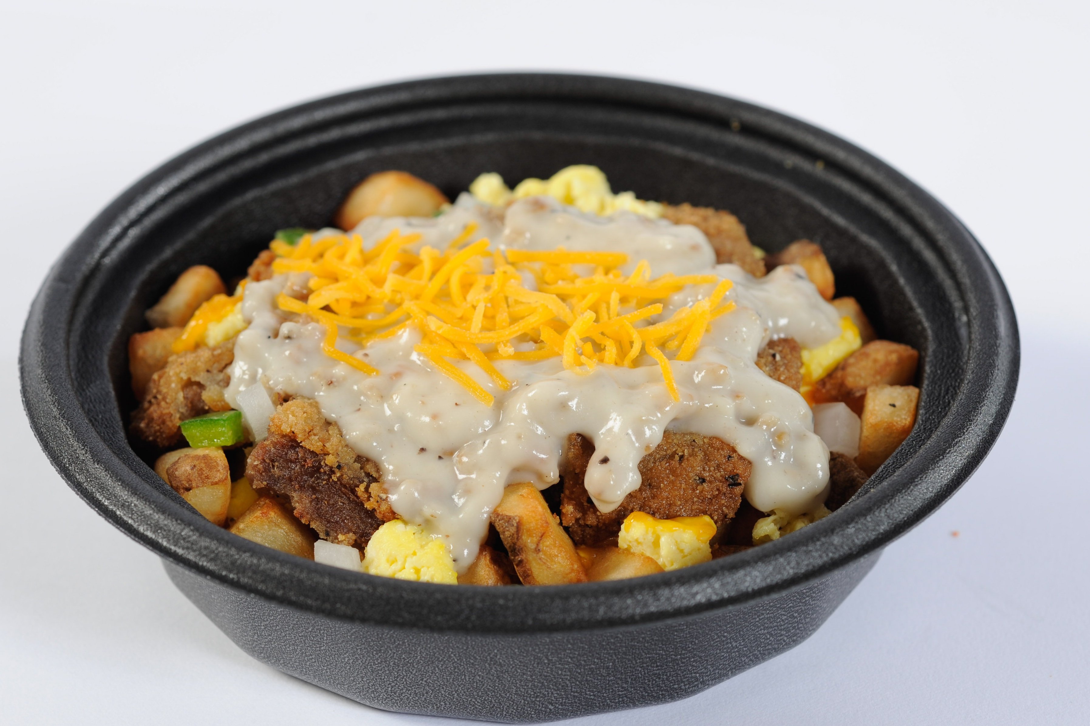 Order 3-Meat Breakfast Bowl food online from Amigos / Kings Classic store, Lincoln on bringmethat.com