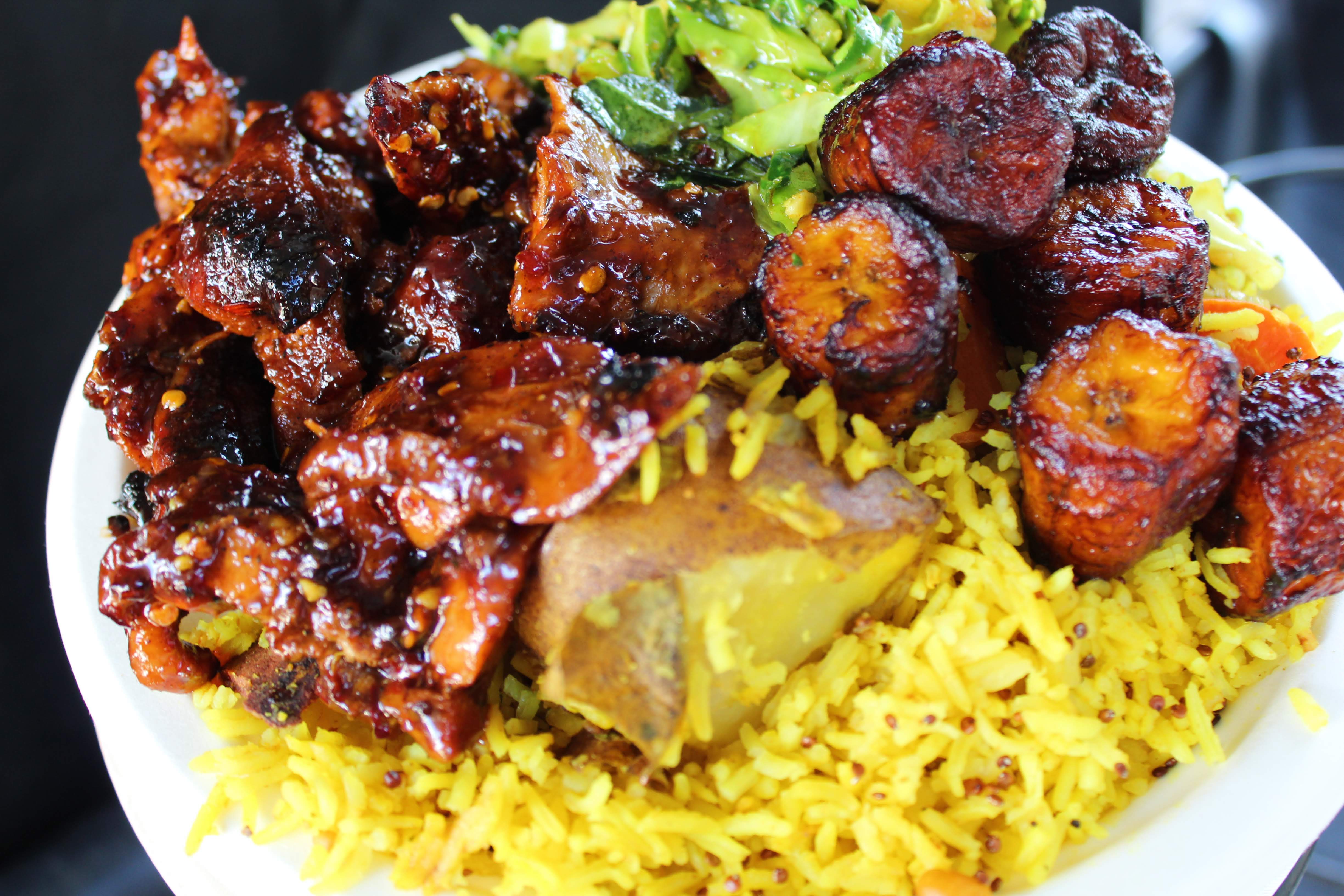 Order Med Chicken Combo food online from Flavors of East Africa store, San Diego on bringmethat.com