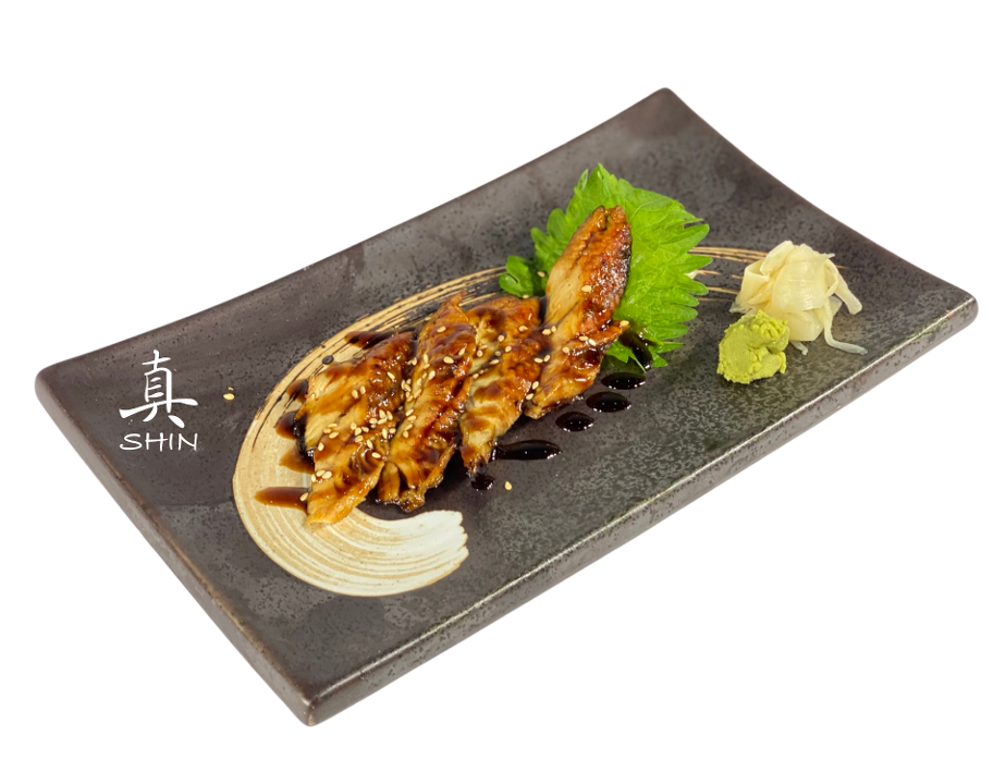 Order Eel Sashimi food online from Shin ramen store, Los Angeles on bringmethat.com
