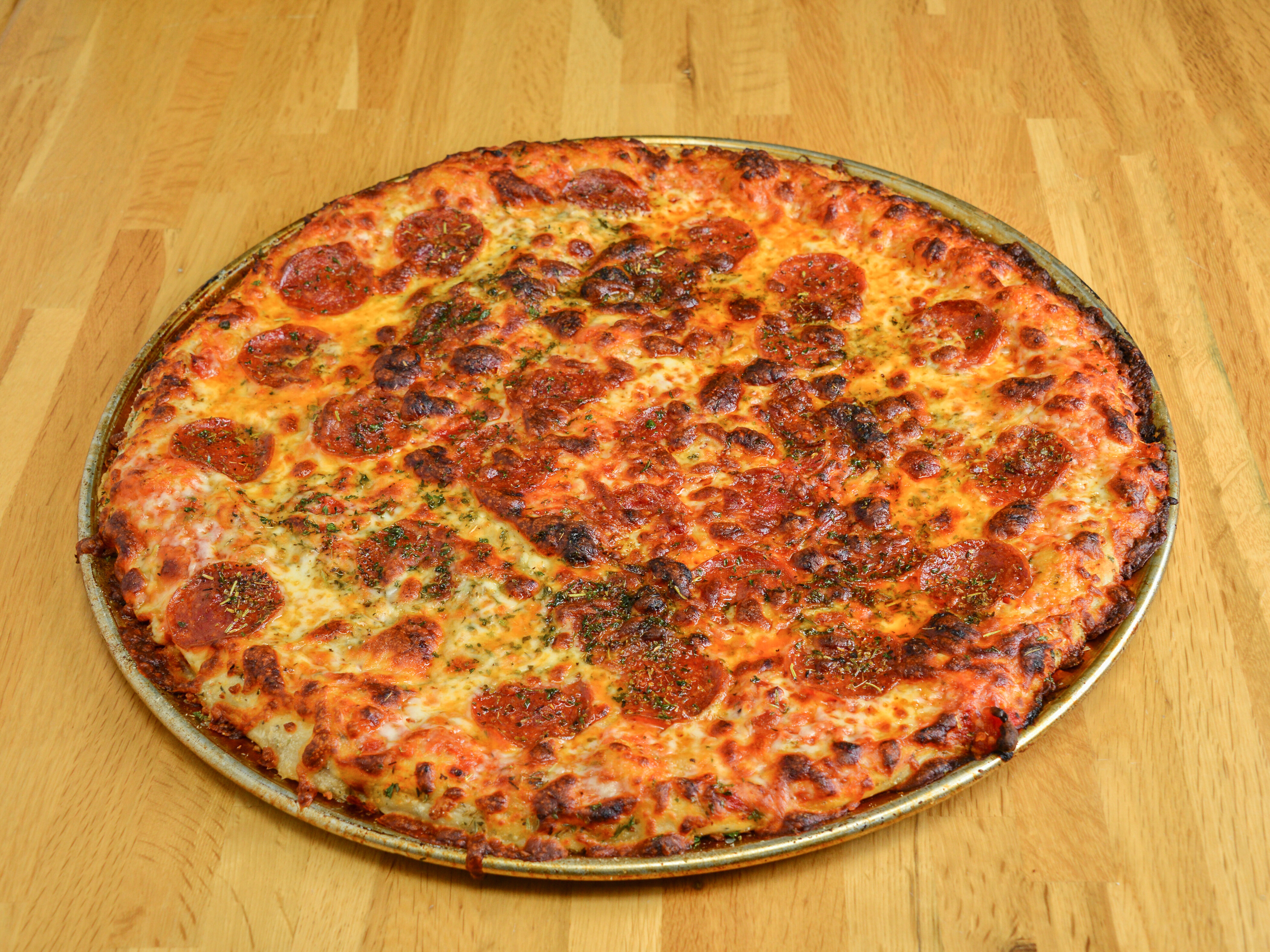 Order Build Your Own Pizza - 8-inch food online from Grumpy Gary Grill store, Huntington on bringmethat.com