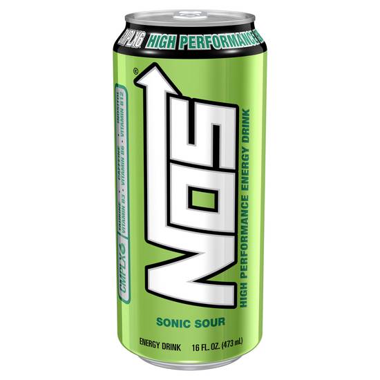 Order NOS Energy Drink Sonic Sour (16 oz) food online from Rite Aid store, Danbury on bringmethat.com
