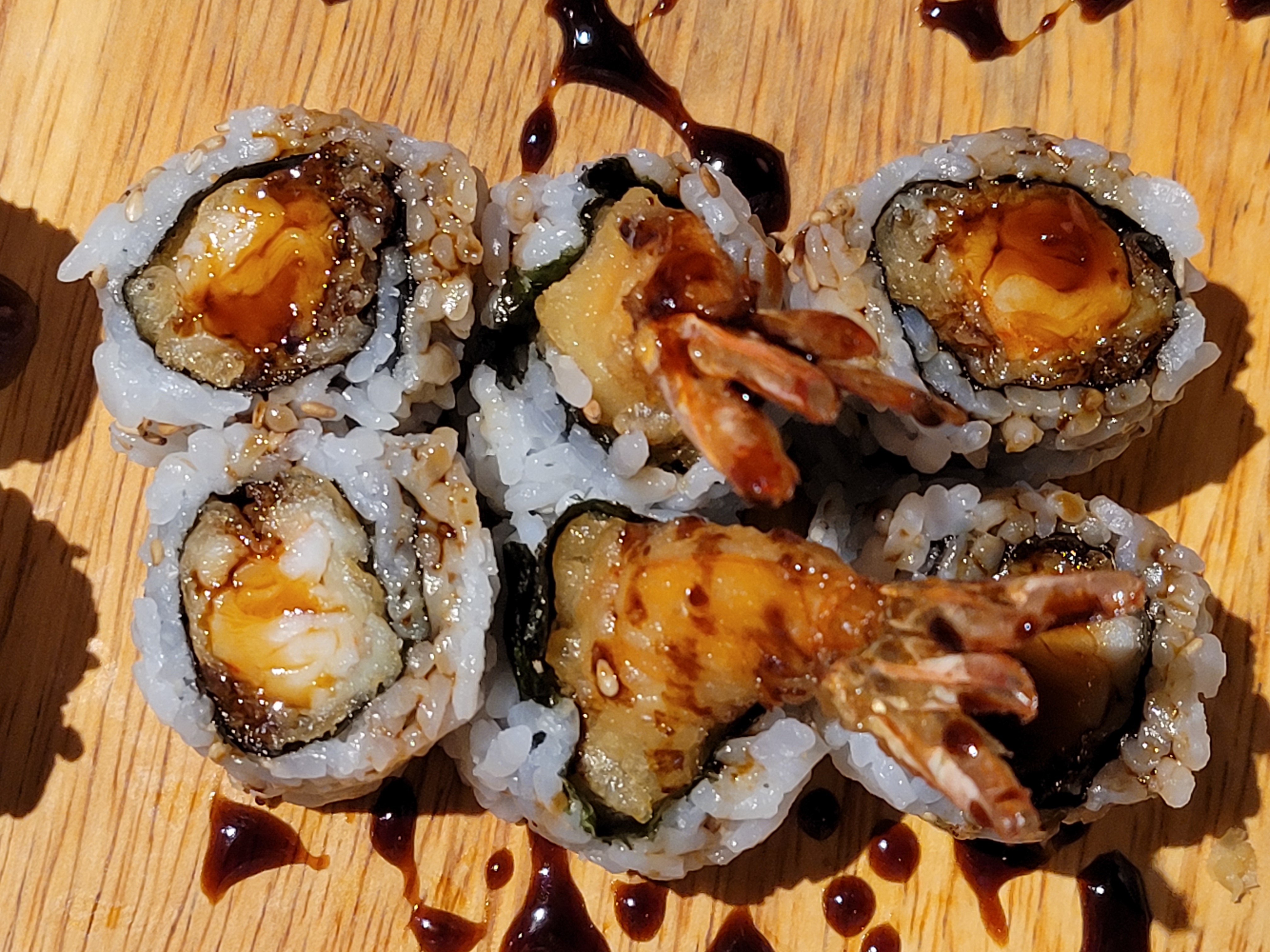 Order Shrimp Tempura Roll  food online from Kooma Sushi store, Columbus on bringmethat.com