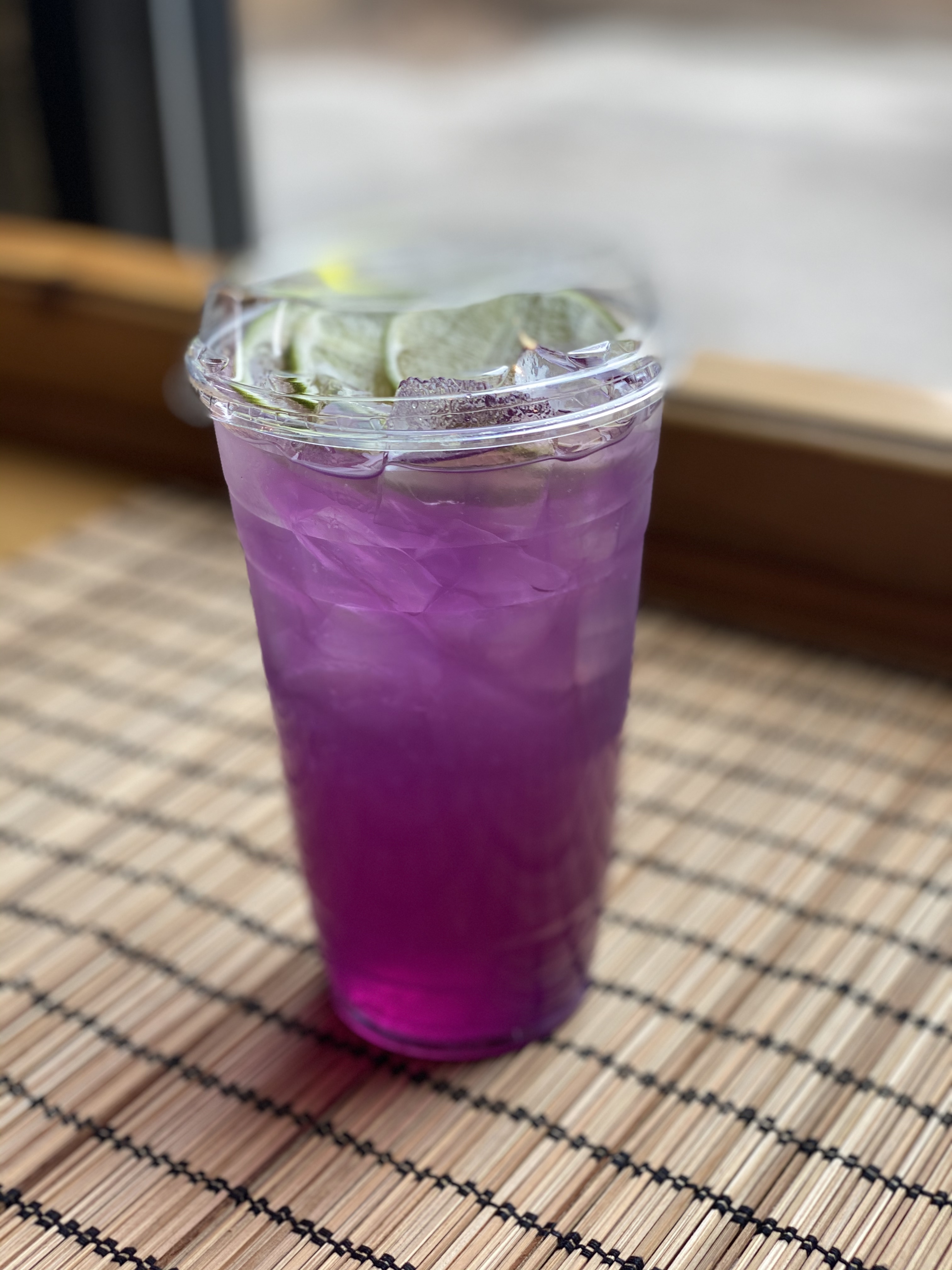 Order Butterfly Pea & Lemon food online from Nori Sushi store, Chicago on bringmethat.com