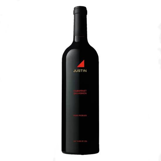Order Justin Cabernet Sauvignon 750ml | 12% abv food online from Pink Dot Logan Heights store, San Diego on bringmethat.com