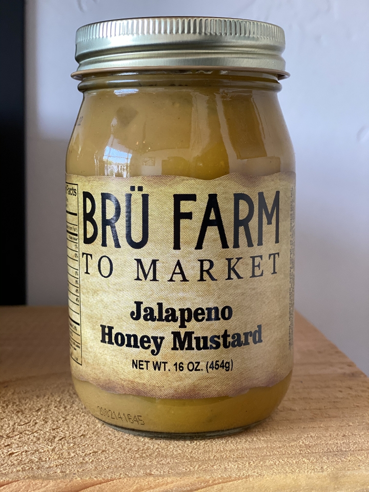Order Jalapeno Honey Mustard (16oz) food online from Bru Grill & Market store, Lake Forest on bringmethat.com