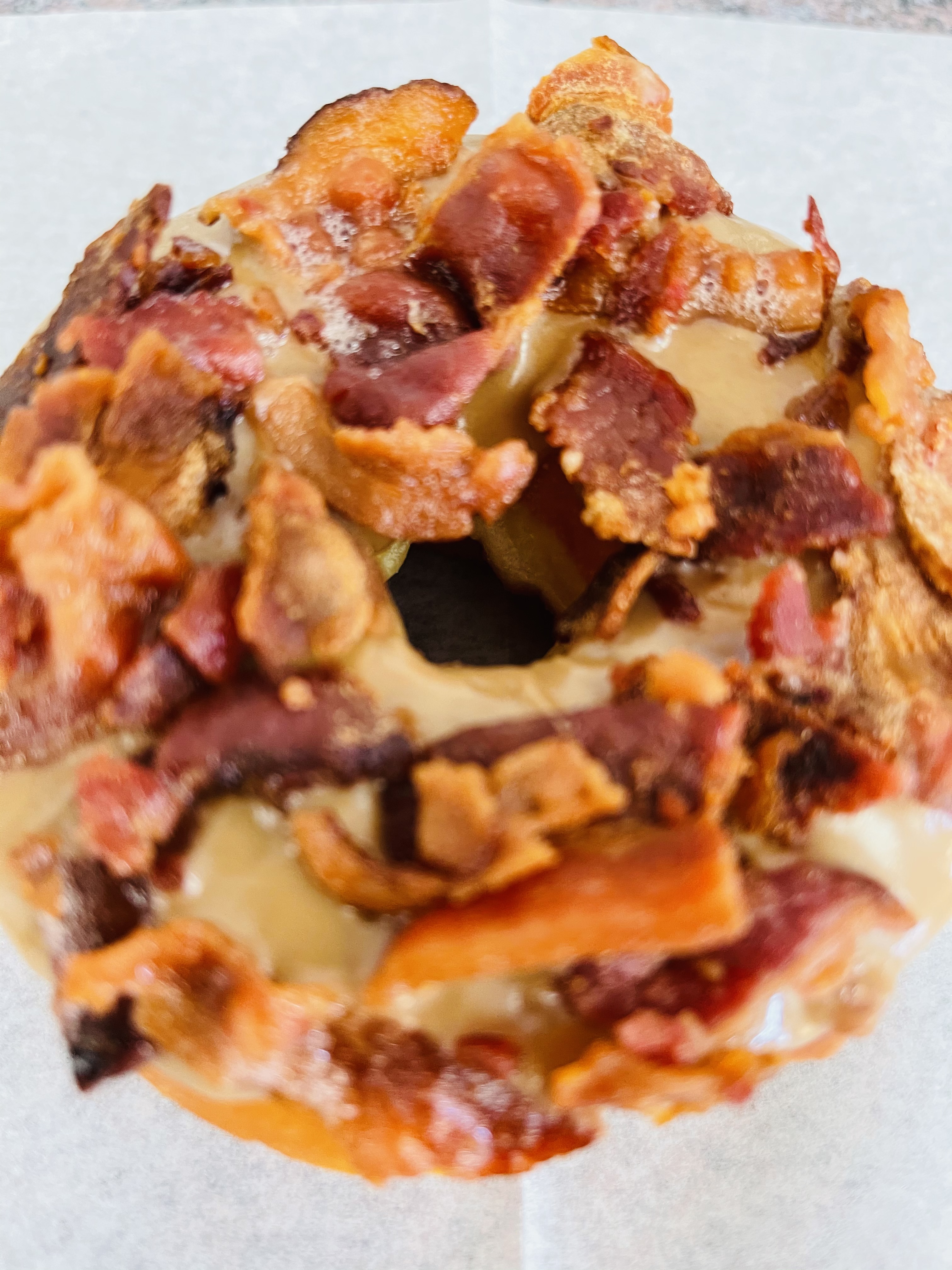 Order Maple Bacon donuts  food online from Jc Donuts store, Aliso Viejo on bringmethat.com