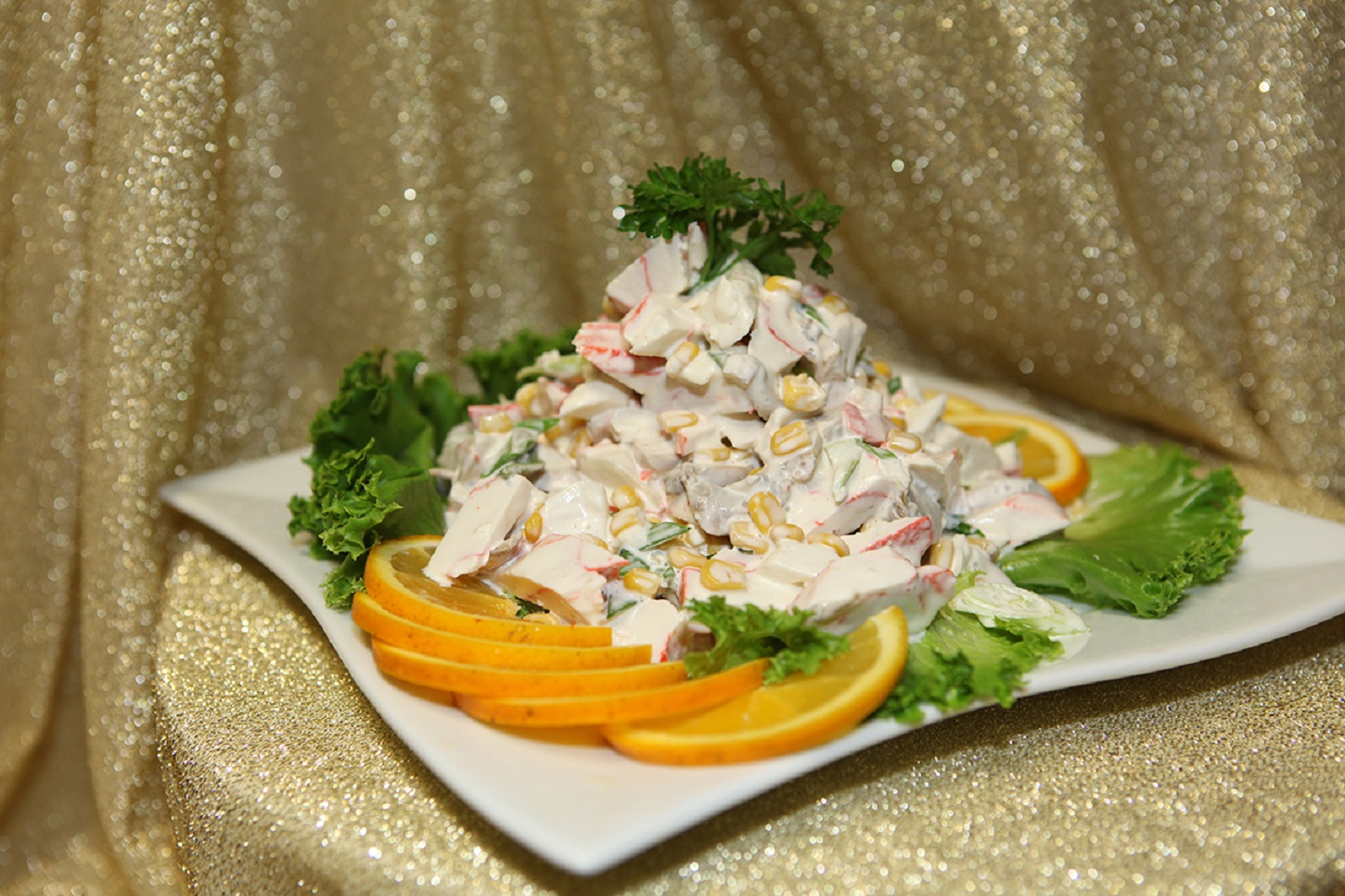 Order Gourmand Crab Salad food online from Cafe Gourmand store, Staten Island on bringmethat.com