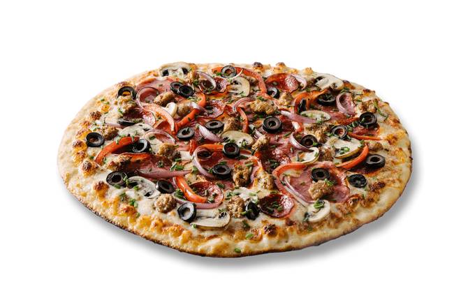 Order 18" Zealot (Our Supreme) food online from ZaLat Pizza store, Arlington on bringmethat.com