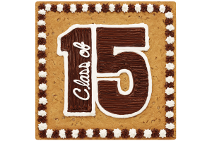 Order Class of 18 Square Cookie Cake food online from American Deli on Broad St. store, Athens on bringmethat.com