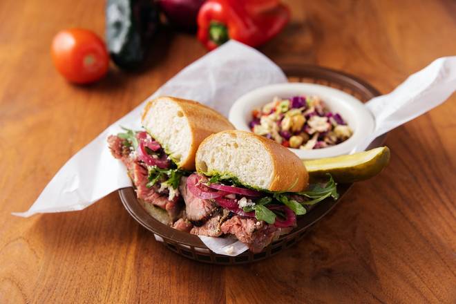 Order Tri Tip Chimichurri Sub food online from Stonefire Grill store, Rancho Cucamonga on bringmethat.com