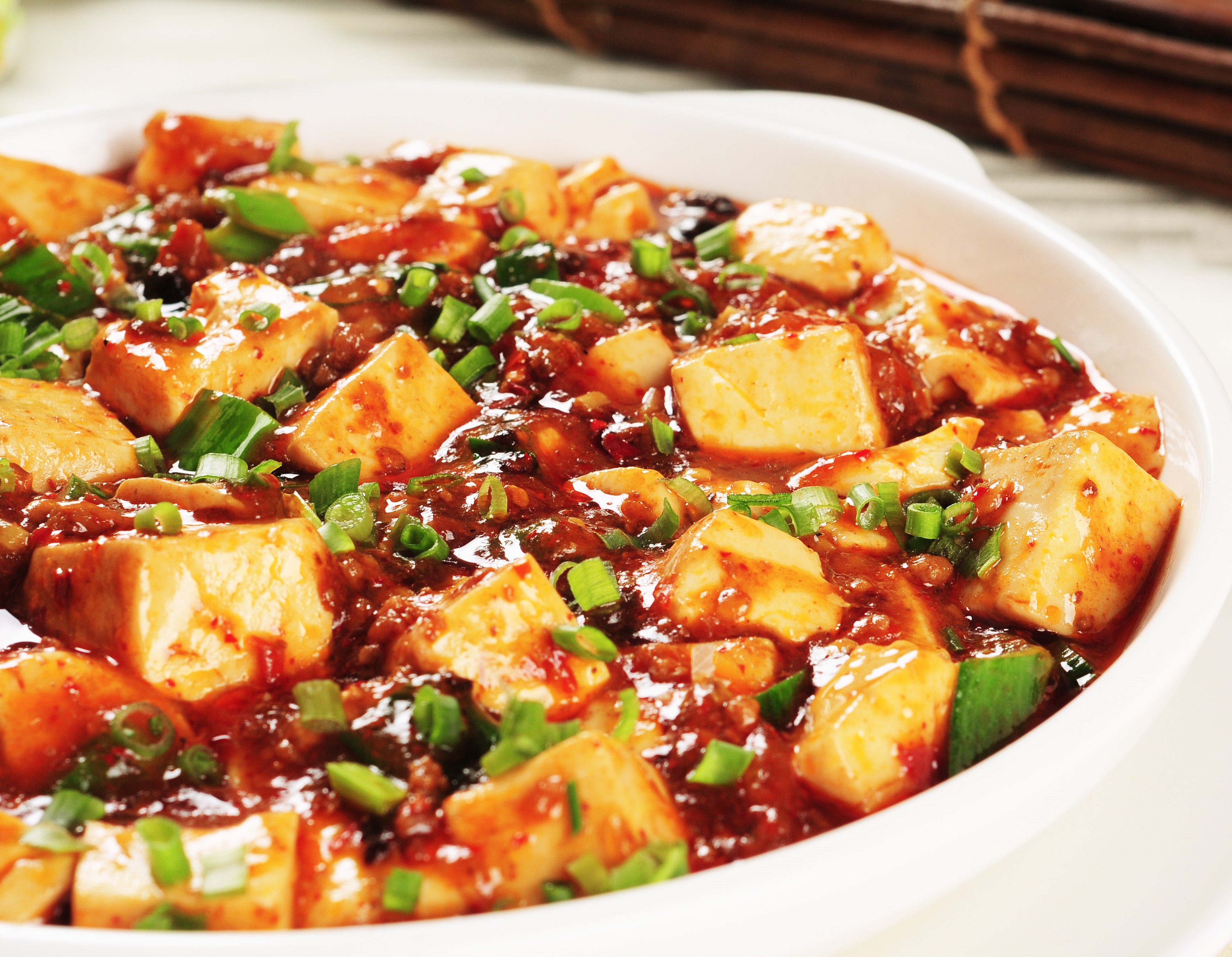 Order 102. Ma-Po Tofu & Minced Pork 麻婆豆腐 food online from Sichuan Home store, San Francisco on bringmethat.com
