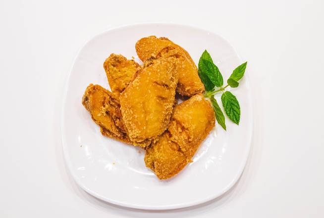 Order D1. Original Fried Chicken Wing 原味炸鸡翅 food online from Shi Miao Dao store, Quincy on bringmethat.com