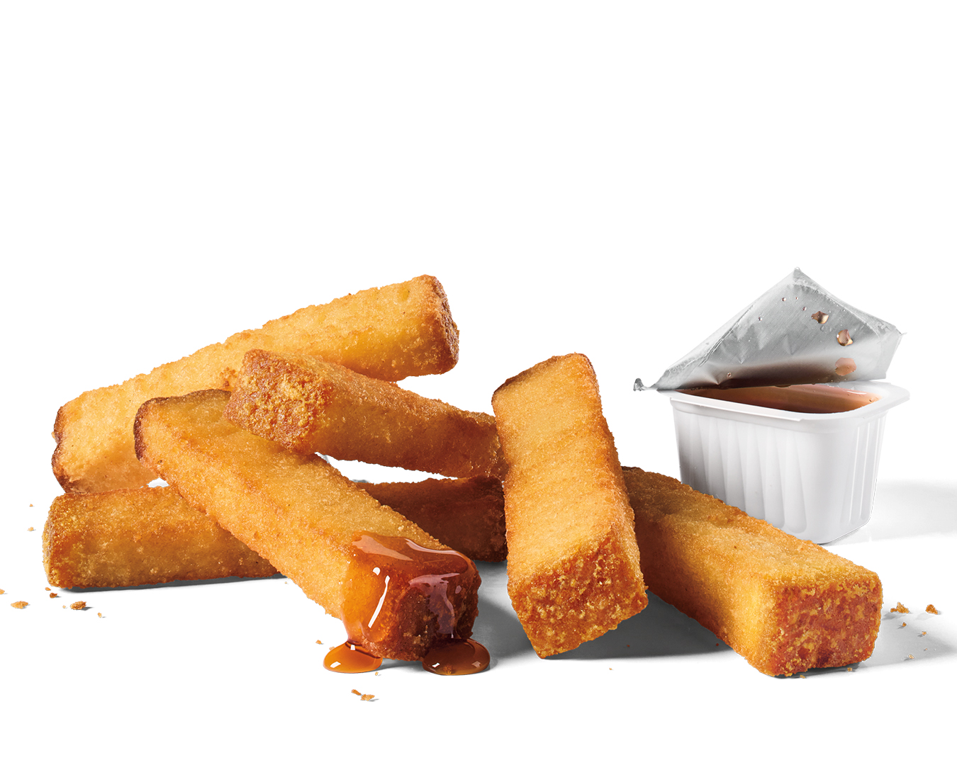 Order 6pc French Toast Sticks w/ Syrup food online from Jack In The Box store, Houston on bringmethat.com