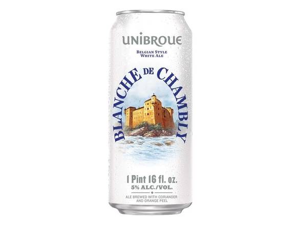 Order Unibroue Blanche de Chambly - 6x 12oz Bottles food online from Goody Goody Liquor store, Addison on bringmethat.com