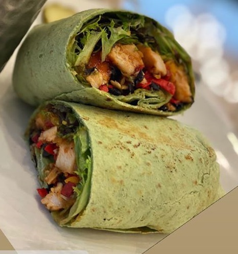 Order BBQ Chicken Wrap food online from Townhouse Brunch store, Colleyville on bringmethat.com