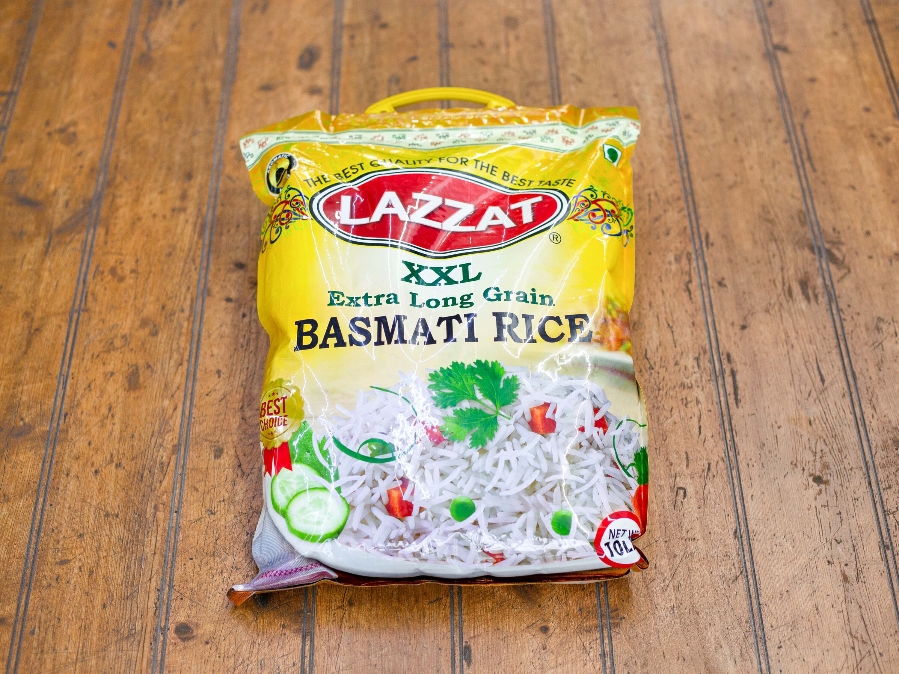 Order Lazzat basmati rice food online from Yaseen Zabiha Halal Meat And Grocers store, Chicago on bringmethat.com