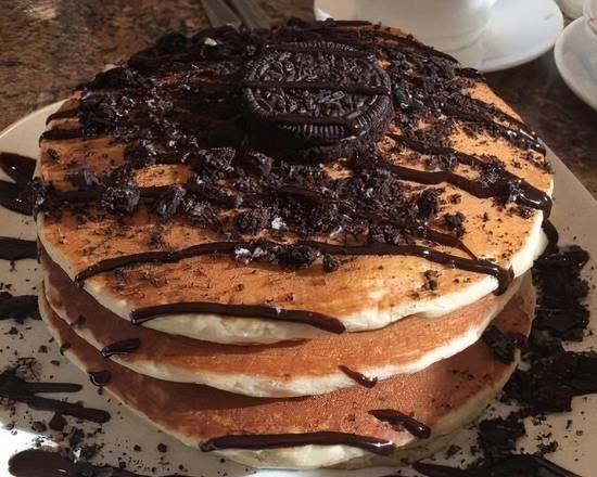 Order OREO Pancakes (5 Stack) food online from Pancake Heaven store, Chicago on bringmethat.com