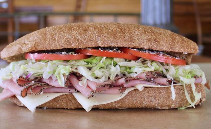 Order #3. Turkey Pastrami, Cheese food online from The Great Outdoors Sub Shop store, Frisco on bringmethat.com