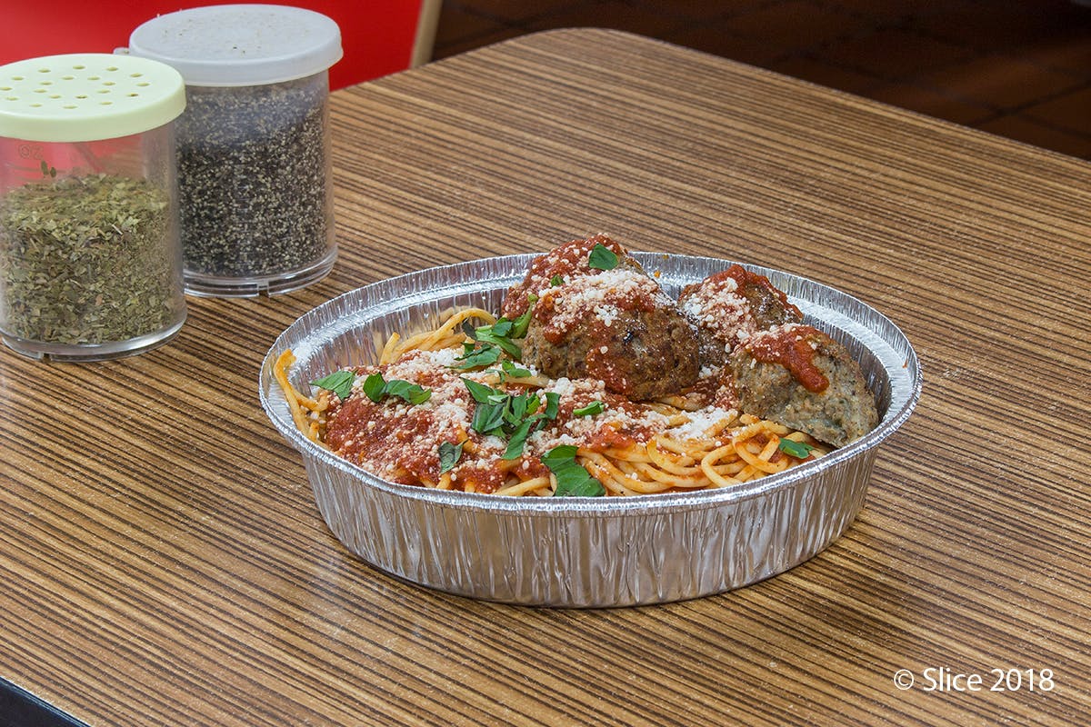 Order Spaghetti & Meatballs - Pasta food online from Lenny's Pizzeria store, Brooklyn on bringmethat.com