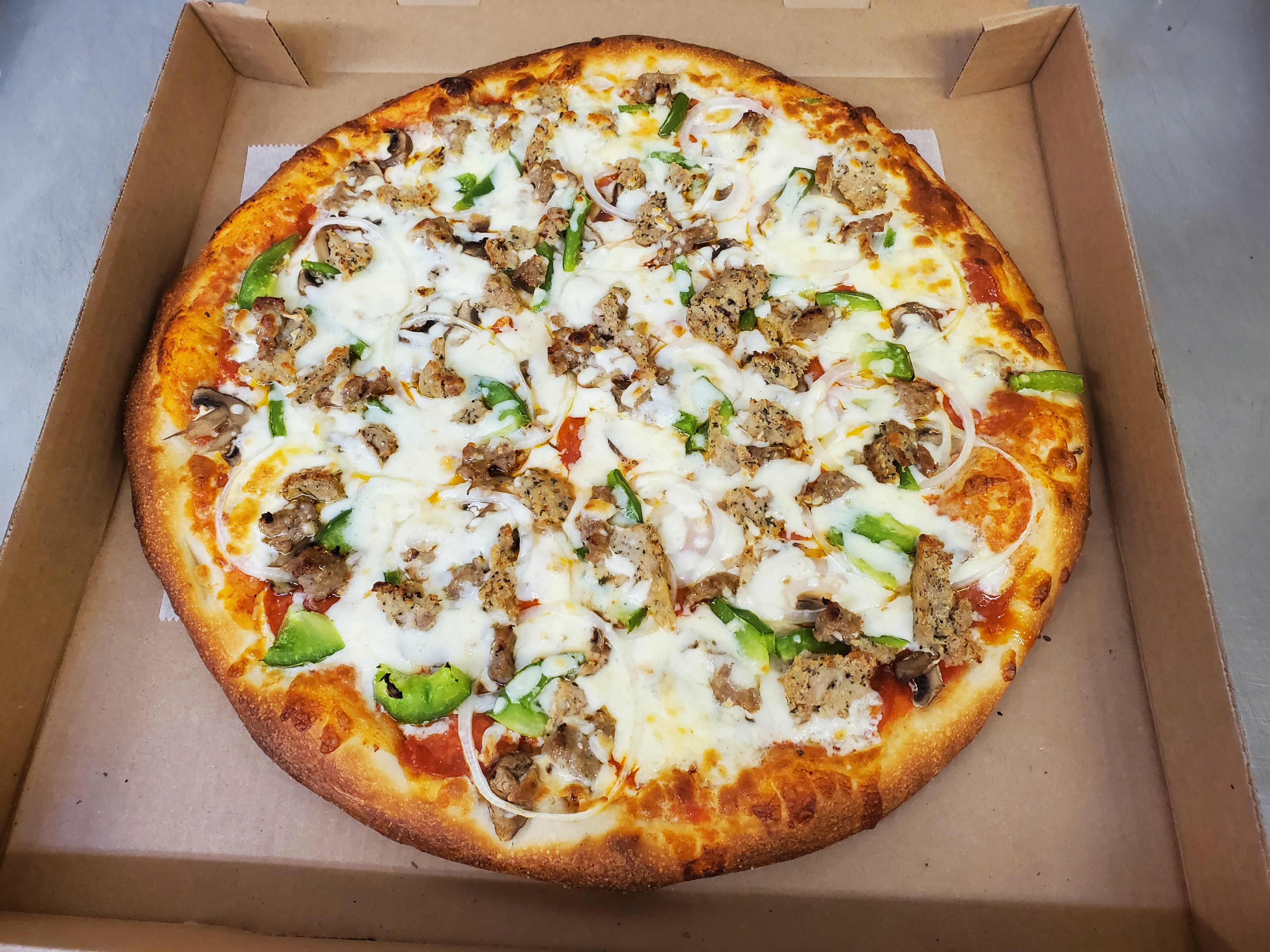 Order Meat Lovers Pizza food online from Inferno Pizzeria -Cohoes store, Cohoes on bringmethat.com